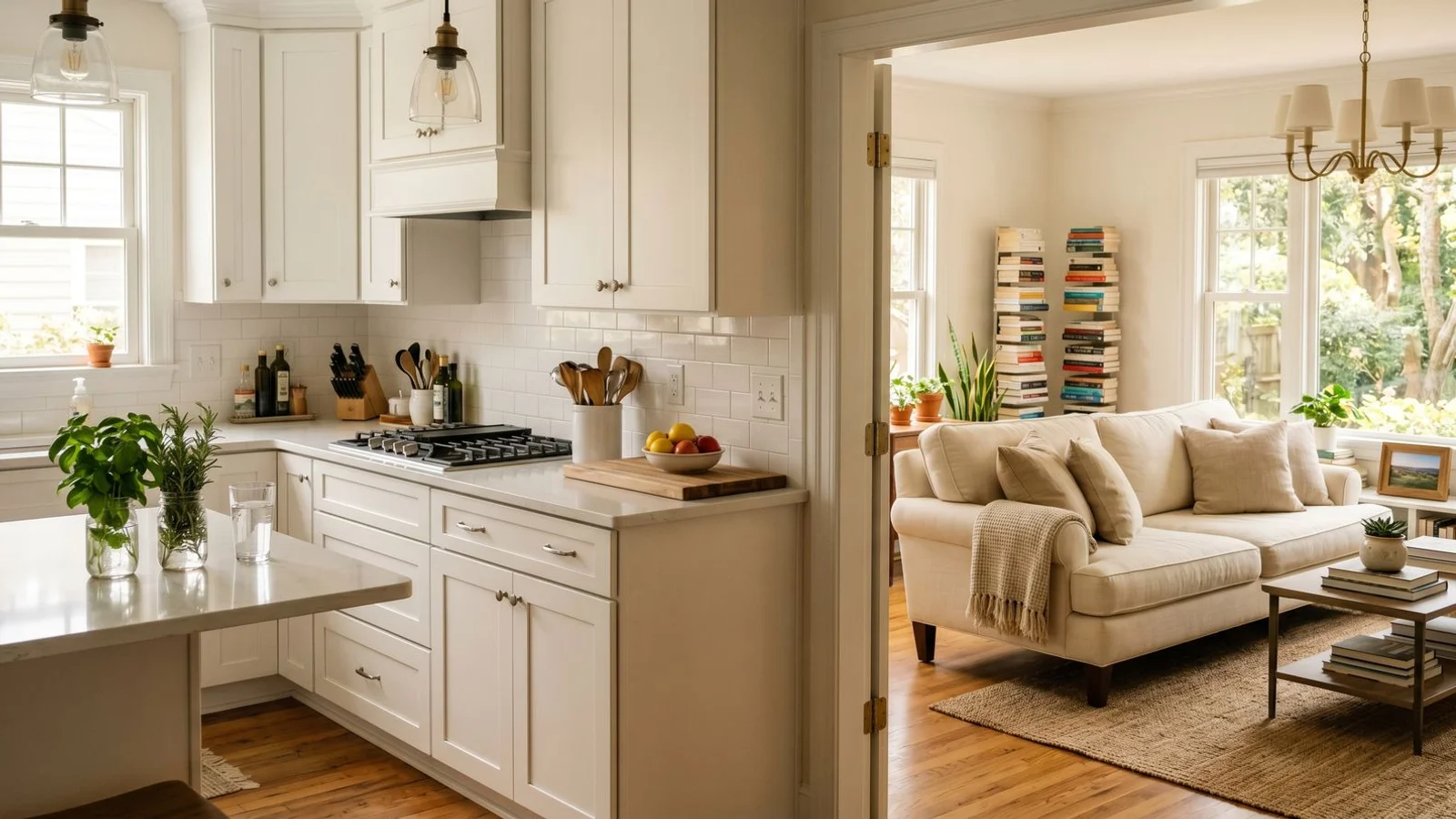 Two clean Carolinas spaces side by side